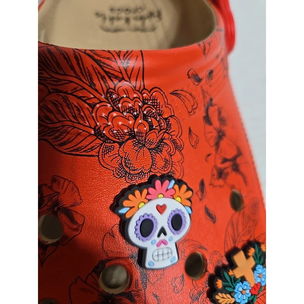 Crocs Frida Kahlo Classic Clog Slip On  Mens 10 / Womens 12 , New No Box  Custom